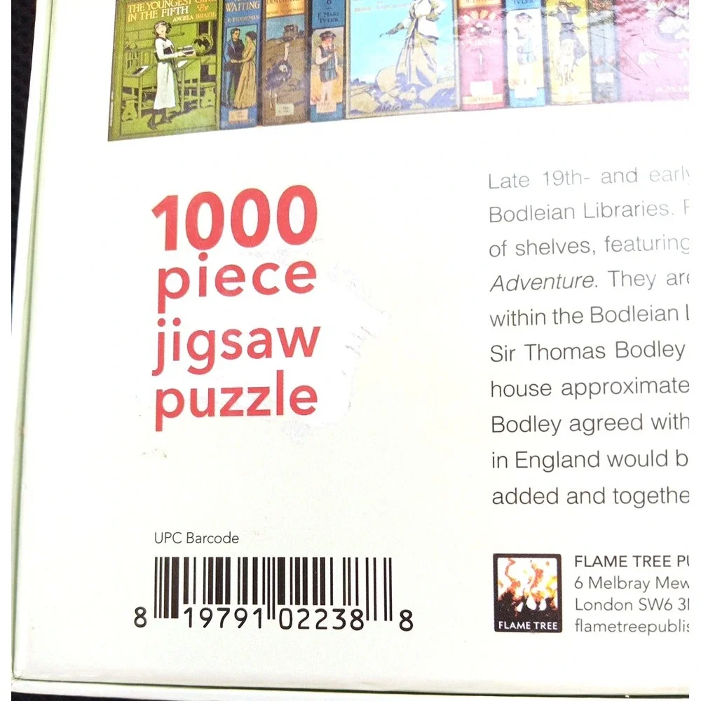 Bodleian Libraries A Readers Delight 1000 Piece Puzzle‎ Old Books